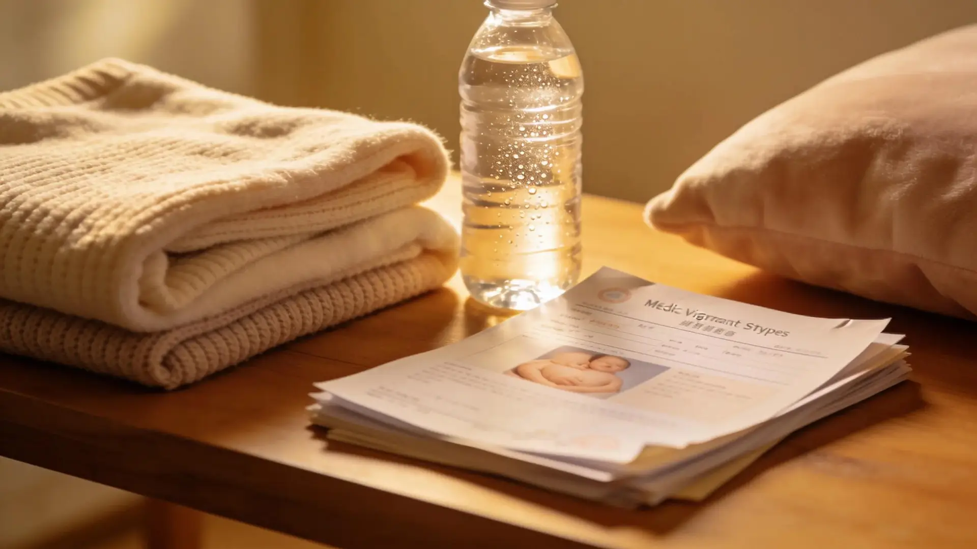 Essential items for a 3D ultrasound appointment, emphasizing preparation and comfort